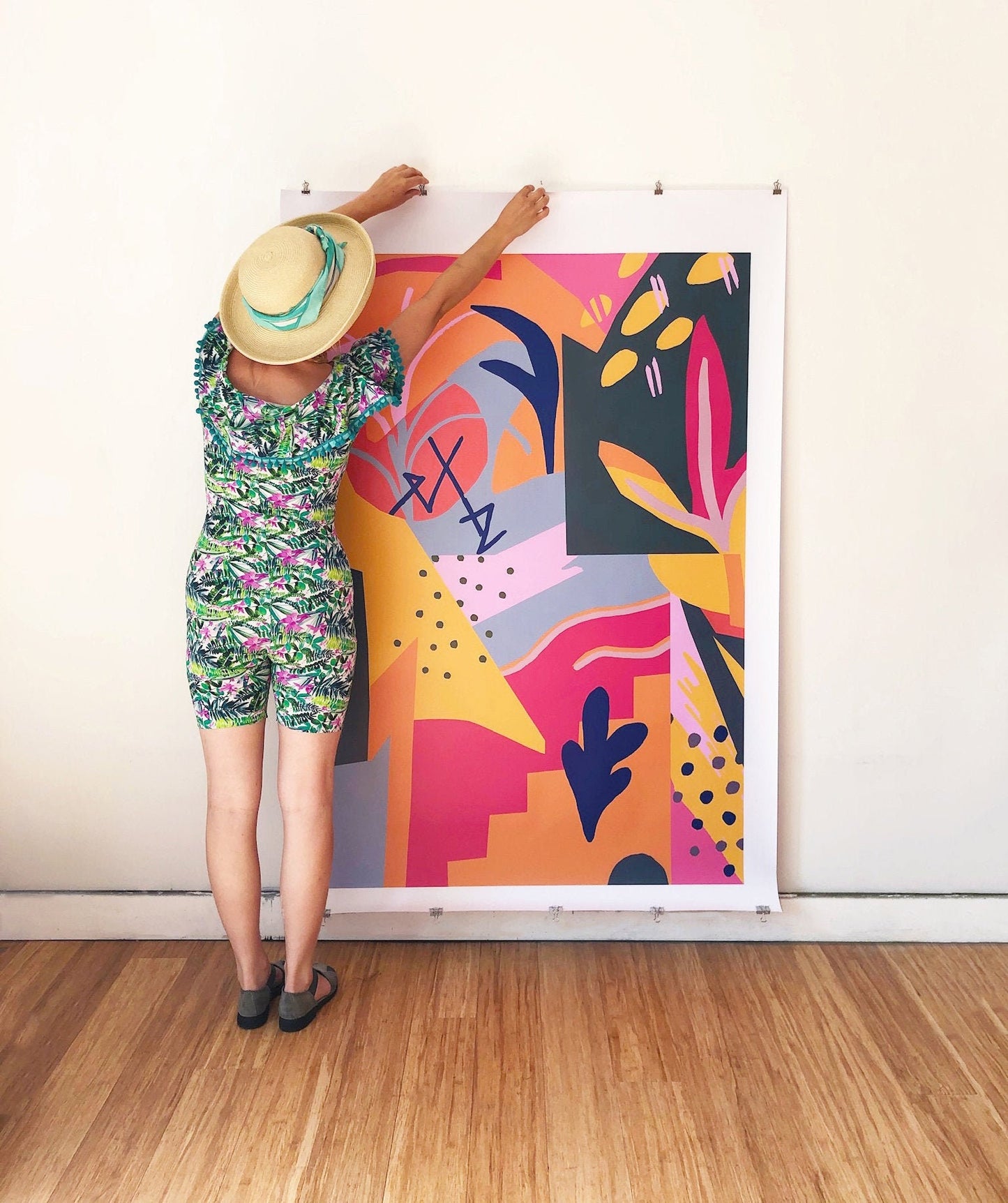 TROPICAL KISS - 6ft x 4ft Fine Art Print