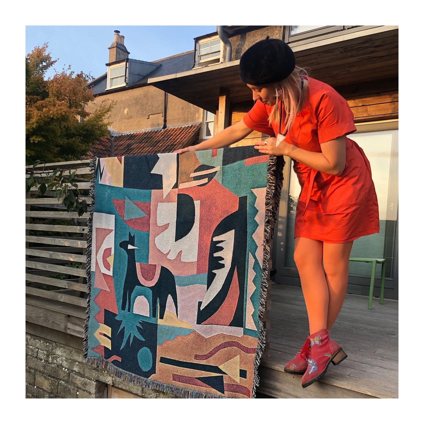 Horse & Friends - Woven Tapestry