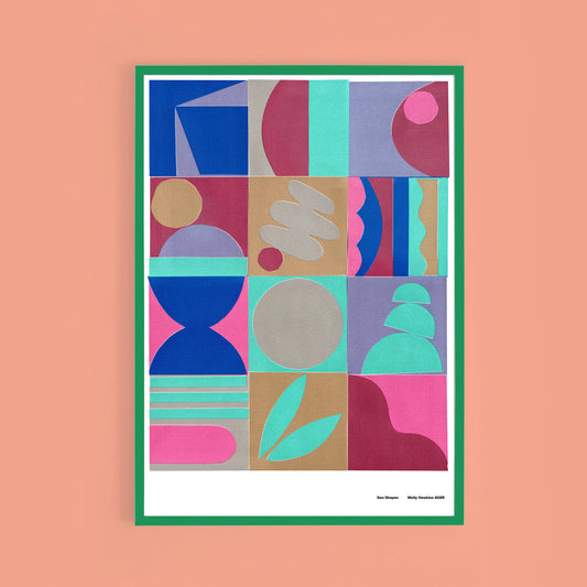 Sea Shapes (50cm x 70cm Poster)