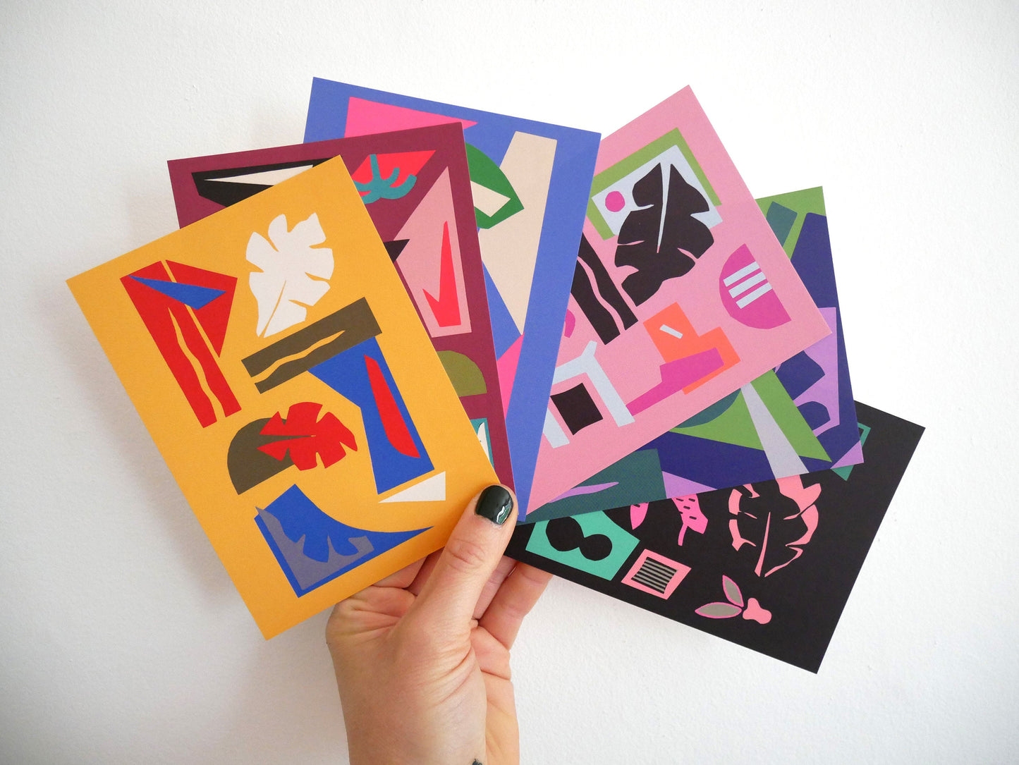 Abstract Shapes Postcard Collection